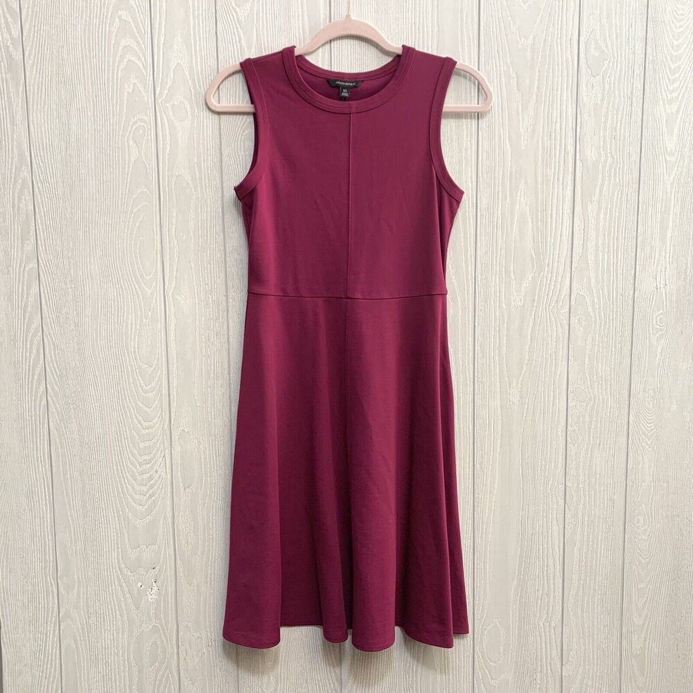 Banana Republic Fuschia Sleeveless Fit And Flare Dress Size XS NWT